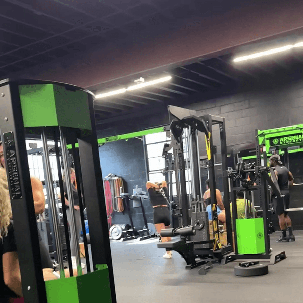 training equipment on the gym floor at Empire MMA Gym & Fitness in Tampa