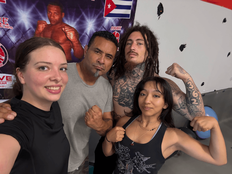 group selfie after class at Empire MMA Gym & Fitness