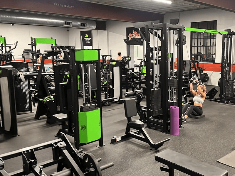 full gym floor view at Empire MMA Gym & Fitness